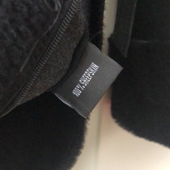 Cole Haan Vintage ✨Rare ✨ Country Suede Shearling Wrap Coat Sz M - Picture 8 of 8